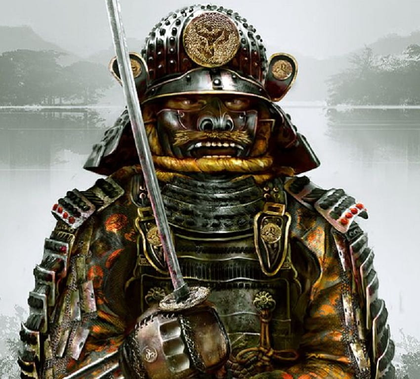 Nobreza Voluntária, Japonês, Espada, Armadura, Samurai, Feudal, Guerreiro papel de parede HD