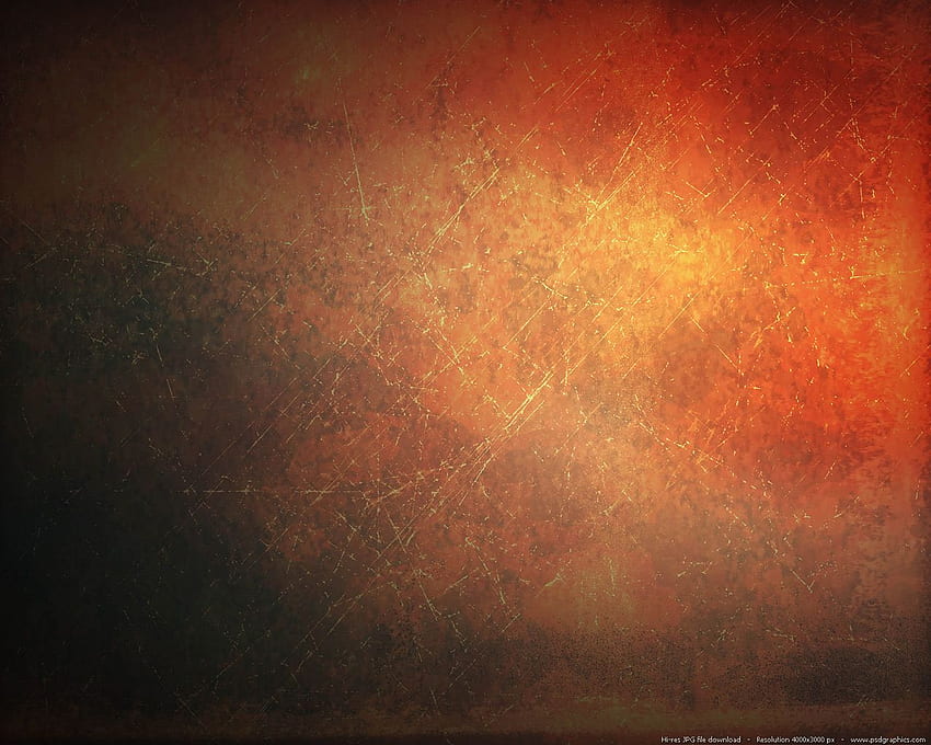 Red Textured Grunge Texture Background, Orange Grunge HD wallpaper