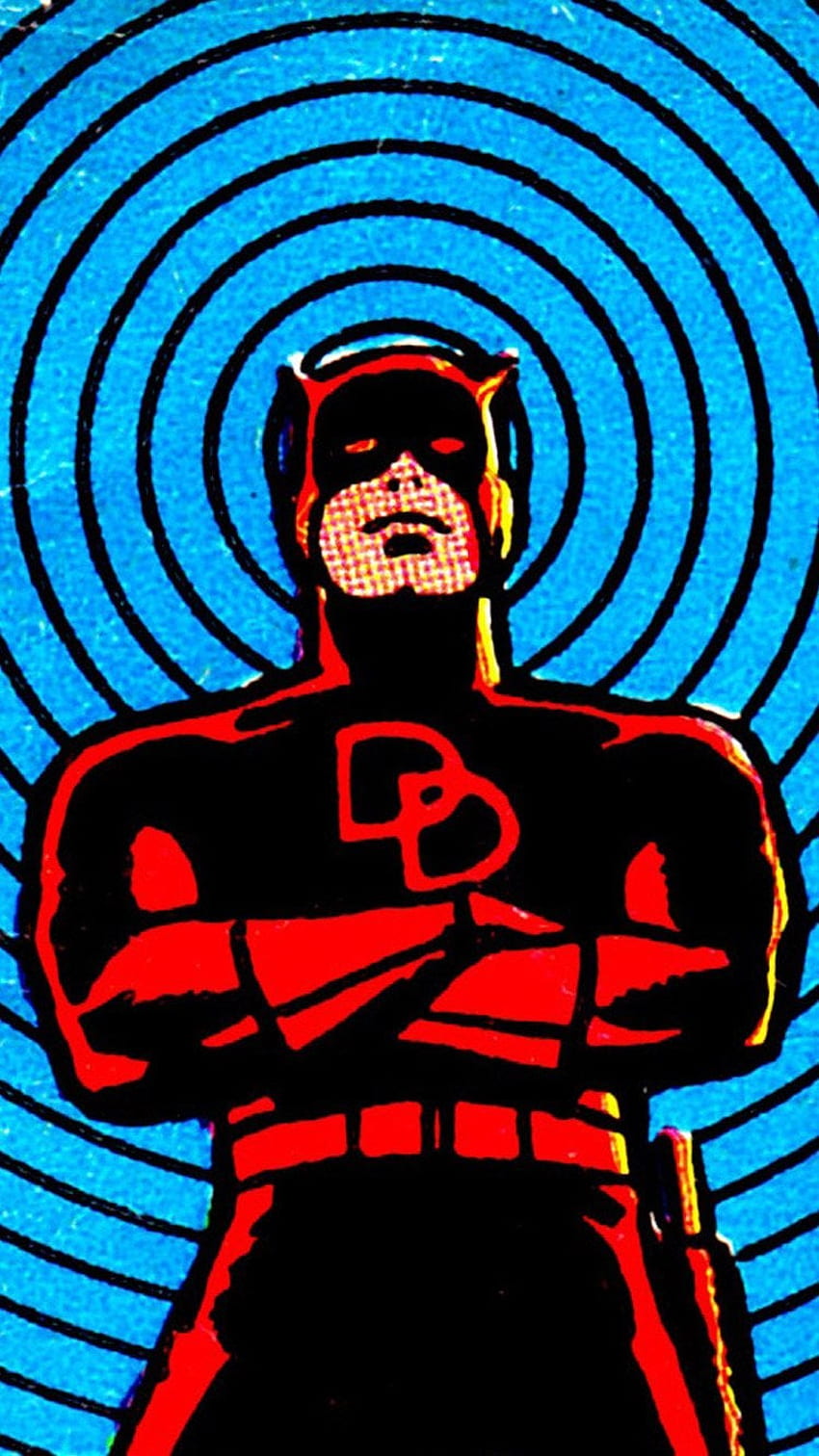 Pomyślałem, że podzielę się Daredevilem, którego obecnie używam na moim iPhonie 6: R Marvel, Daredevil Comics Tapeta na telefon HD