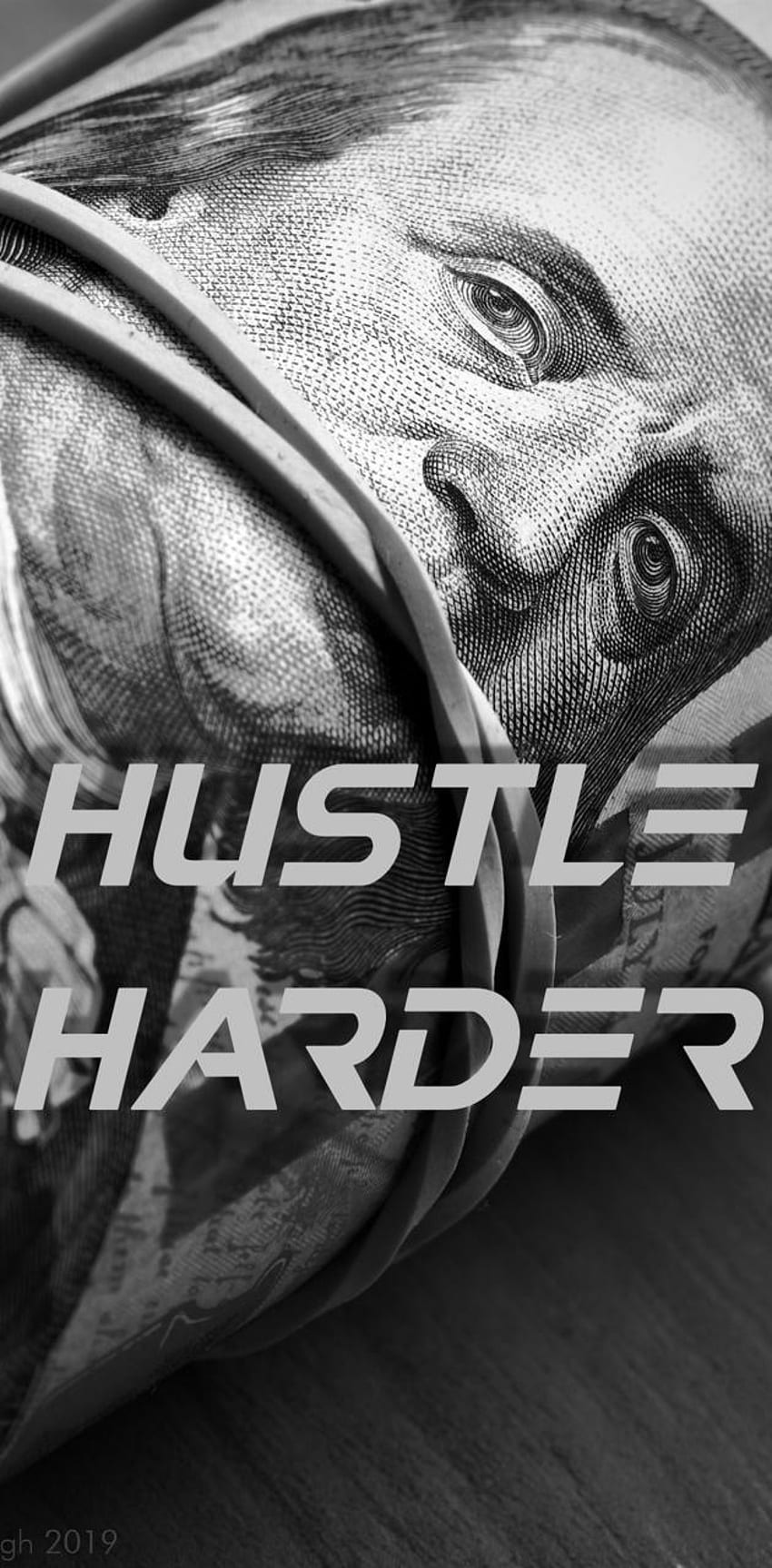 Hustle Harder HD тапет за телефон