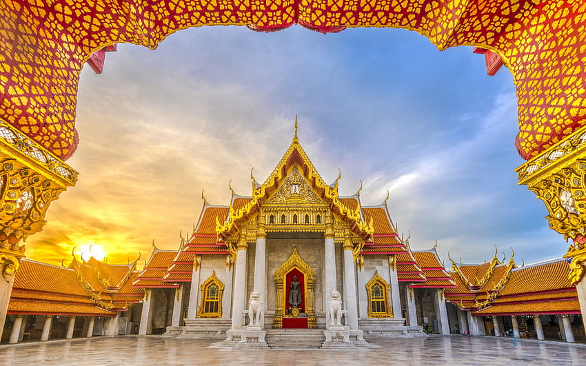 Bangkok Thailand Android, Bangkok Temple HD wallpaper