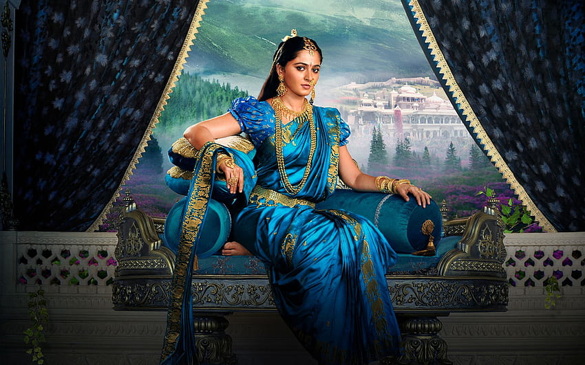 Anushka Shetty als Devasena in Baahubali 2., Bahubali HD-Hintergrundbild