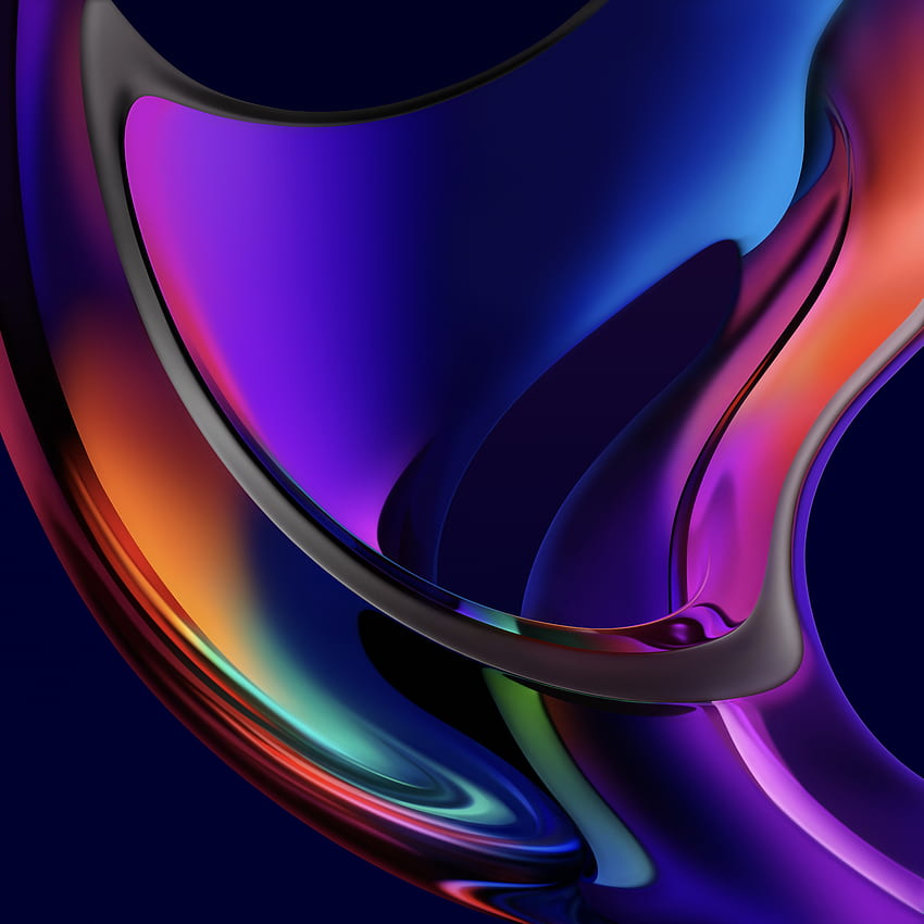 Iridescence , macOS Big Sur, MacBook Pro, Multicolor, Dark, Abstract, Dark  Vibrant HD phone wallpaper | Pxfuel