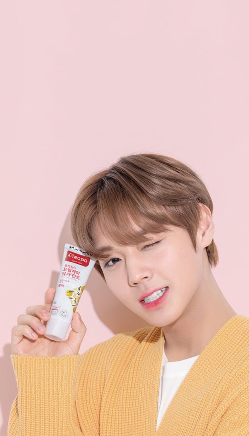 Wanna One x Pleasia Toothpaste Park Jihoon . Selebritas HD phone wallpaper