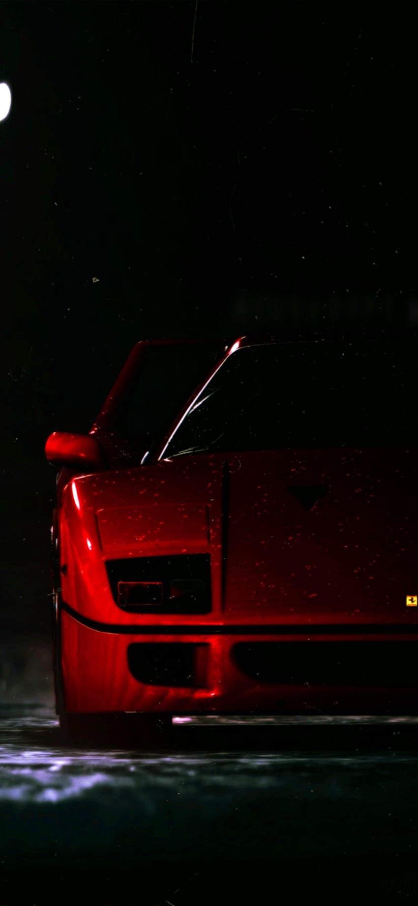 Ferrari f40, coche fondo de pantalla del teléfono