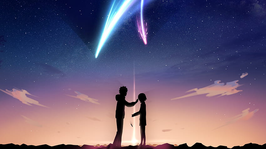 Your Name Taki and Mitsuha Anime Com., Comet HD wallpaper | Pxfuel