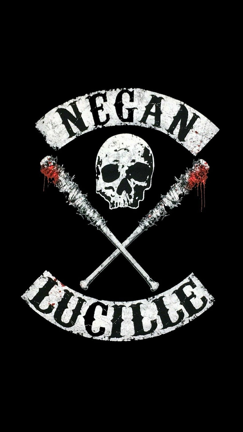 Negan & Lucille. Negan Walking Dead, The Walking Dead Lucille, Walking Dead HD-Handy-Hintergrundbild