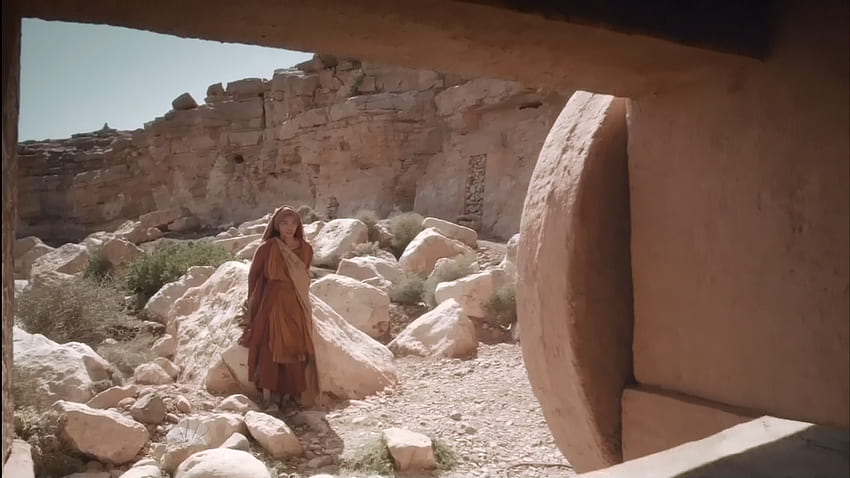 Maria no túmulo, túmulo vazio de Jesus papel de parede HD