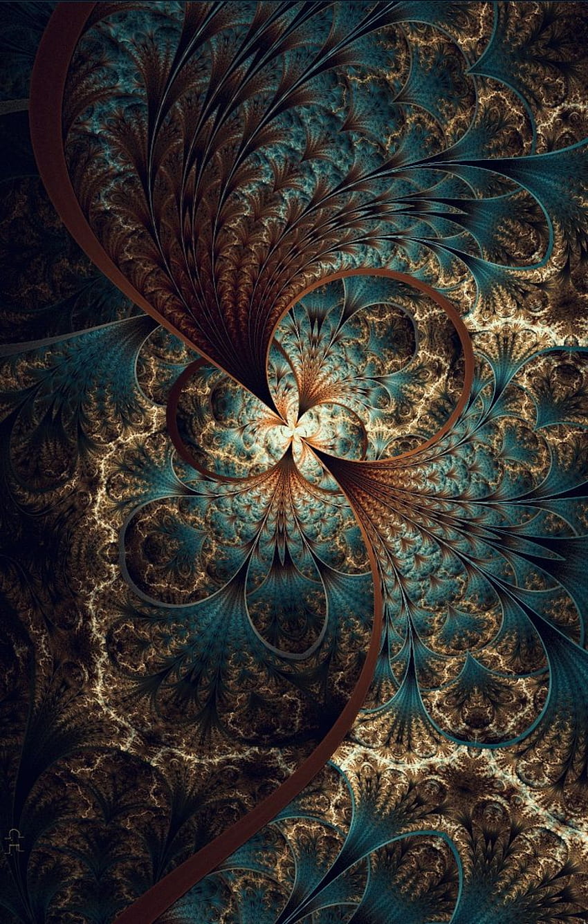 Мелинда Уизъм за фракталите. Фрактално изкуство, геометрично изкуство, готино изкуство, геометричен фрактал HD тапет за телефон