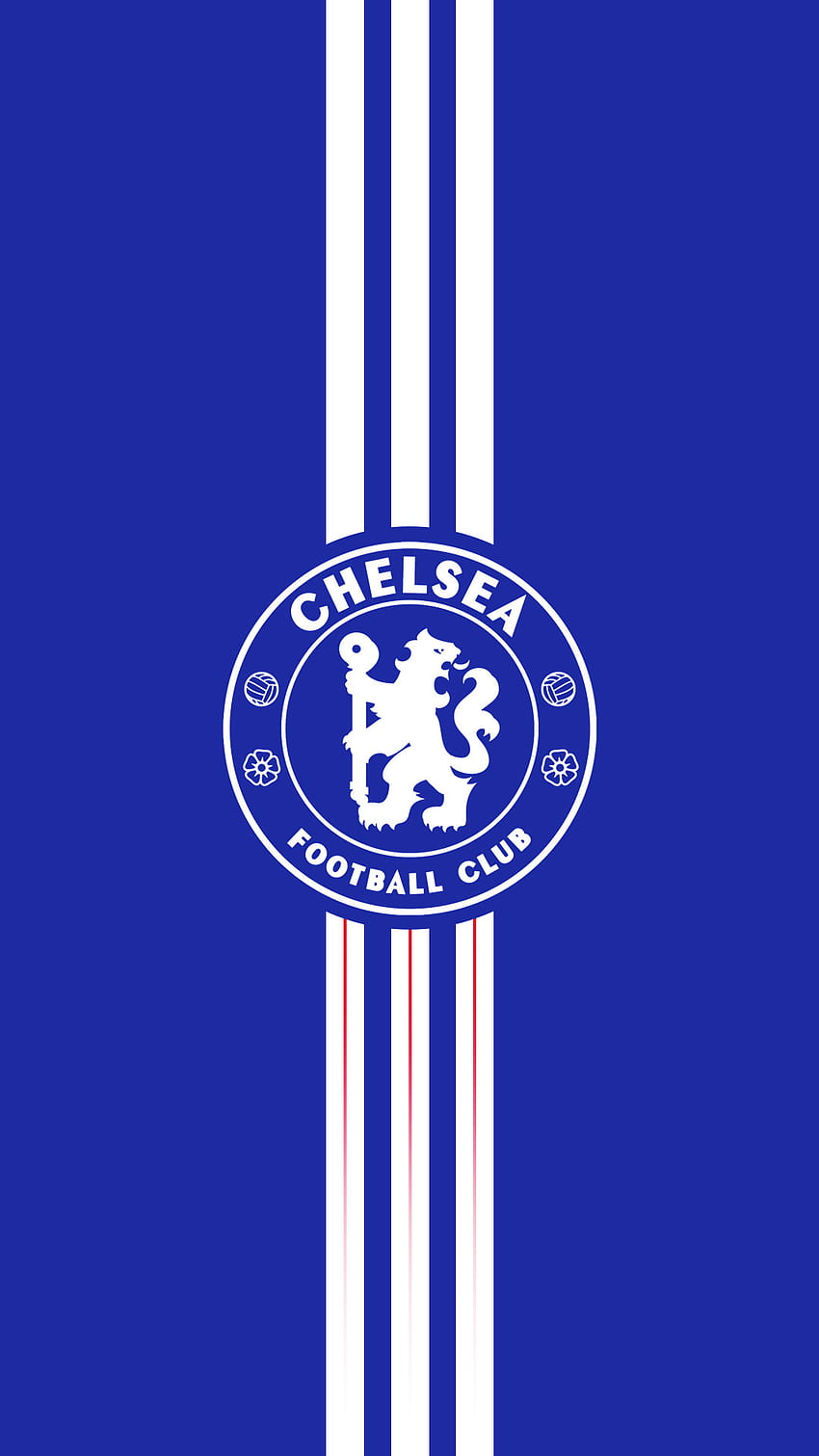 Logotipo del Chelsea FC para móviles iPhone y Android, Chelsea Football Club fondo de pantalla del teléfono