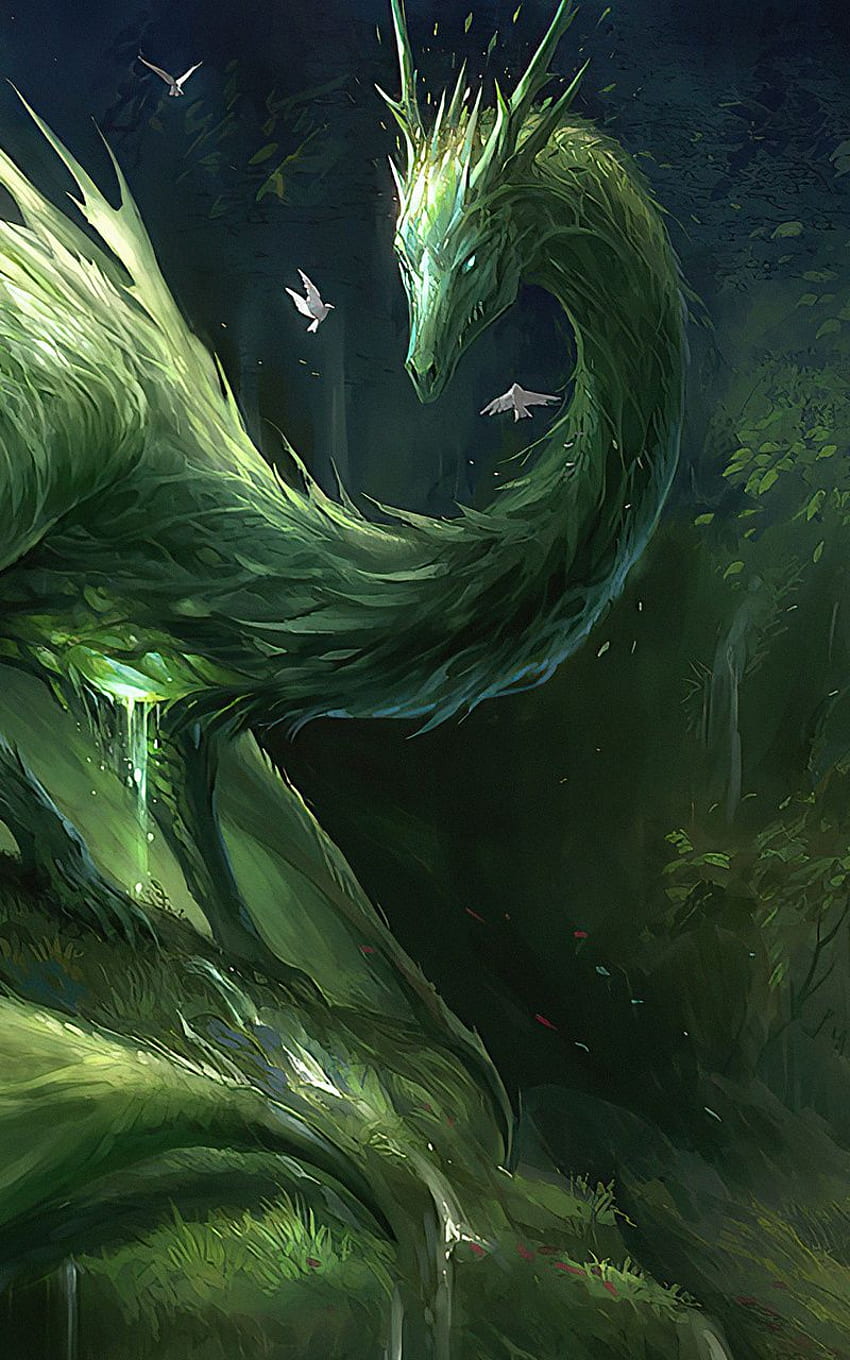Green Crystal Dragon Nexus 7, Samsung Galaxy Tab 10, Note Android Tablets , , Background, and HD phone wallpaper