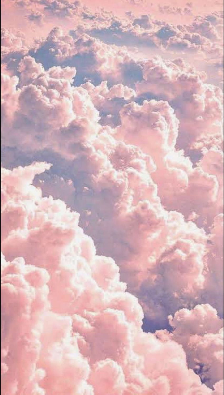 꿈꾸는 듯한. 핑크 구름 , 핑크 아이폰, 예쁜 HD 전화 배경 화면