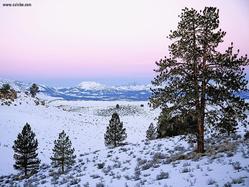 ธรรมชาติ: Mammoth Mountain และ Minarets Sierra Nevada California วอลล์เปเปอร์ HD