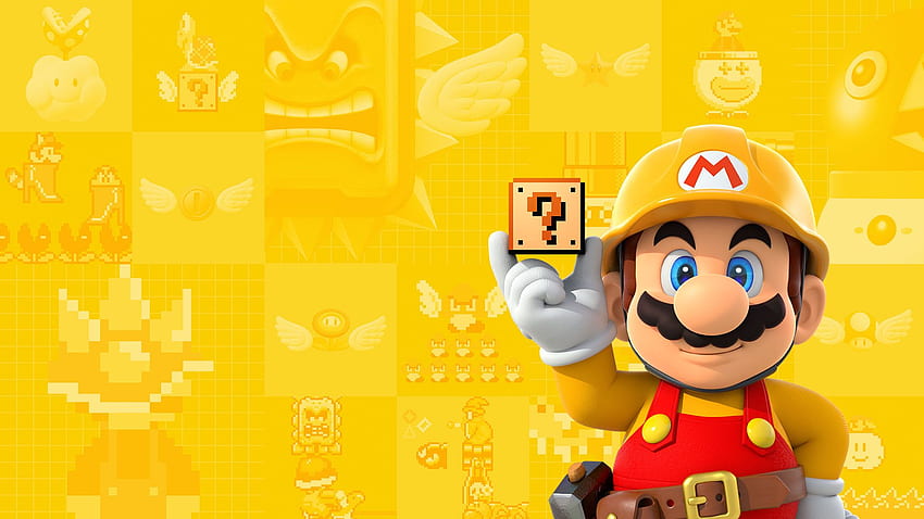 Super Mario Maker, Games, , , Background HD wallpaper