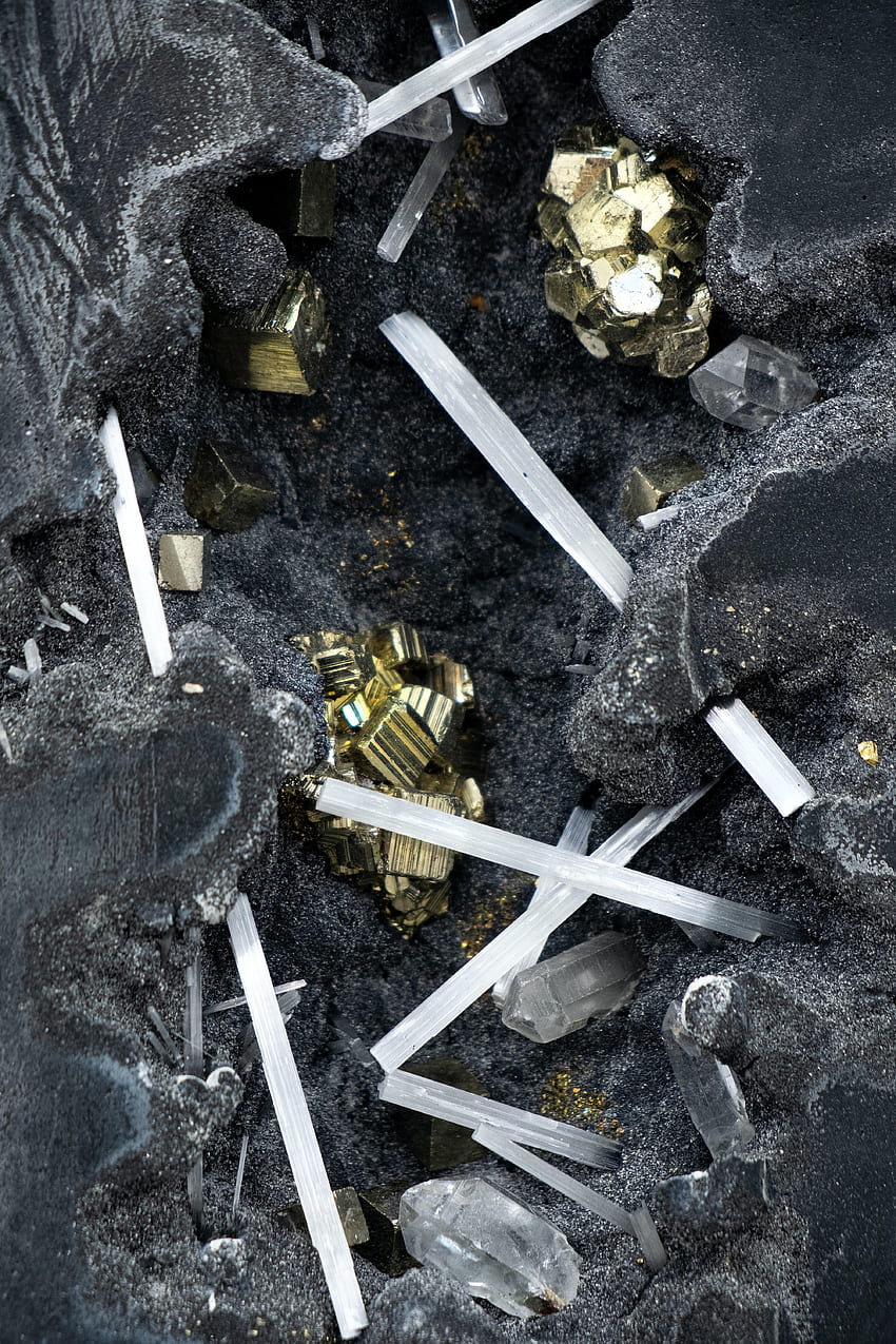 Steine, Gold, Felsen, Verschiedenes, Sonstiges, Kristalle, Mineralien HD-Handy-Hintergrundbild