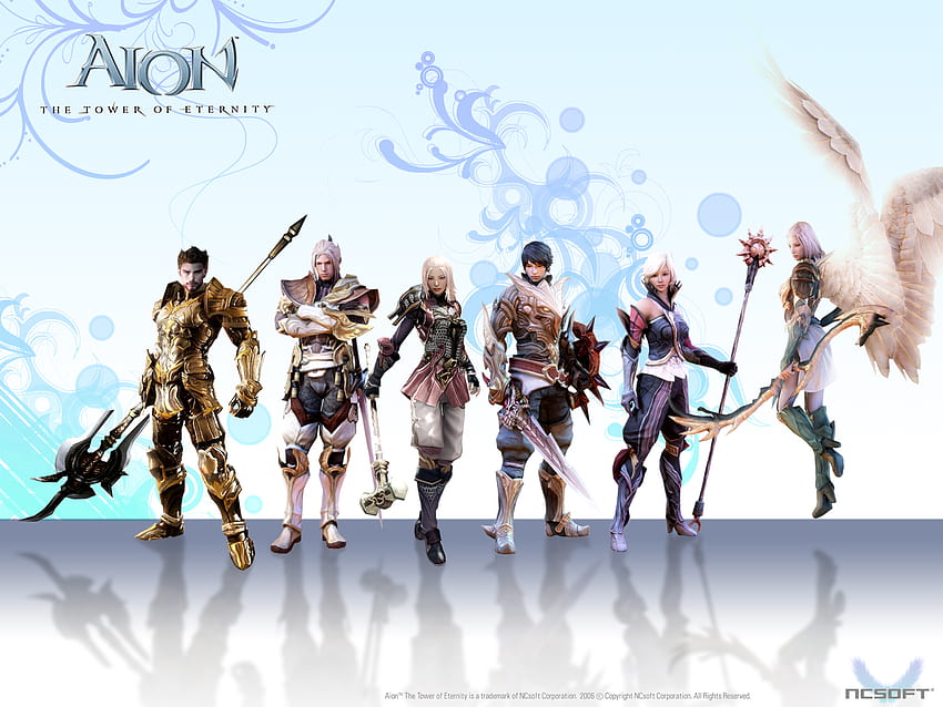 Heaven Warrior of AION, mmo, cprg, anioły, aion, przygoda, akcja, 3d, fantasy, gra wideo, , gry, wojownicy Tapeta HD