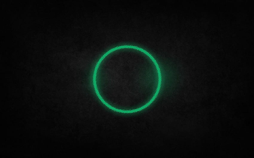 Twitter Background Green Cool Circles Behind Light Circle Glass HD wallpaper