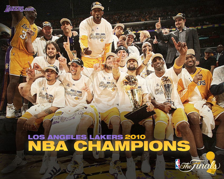 Lakers 2010 Champions (1 Comment) Hi Res, Kobe Bryant Championship HD wallpaper