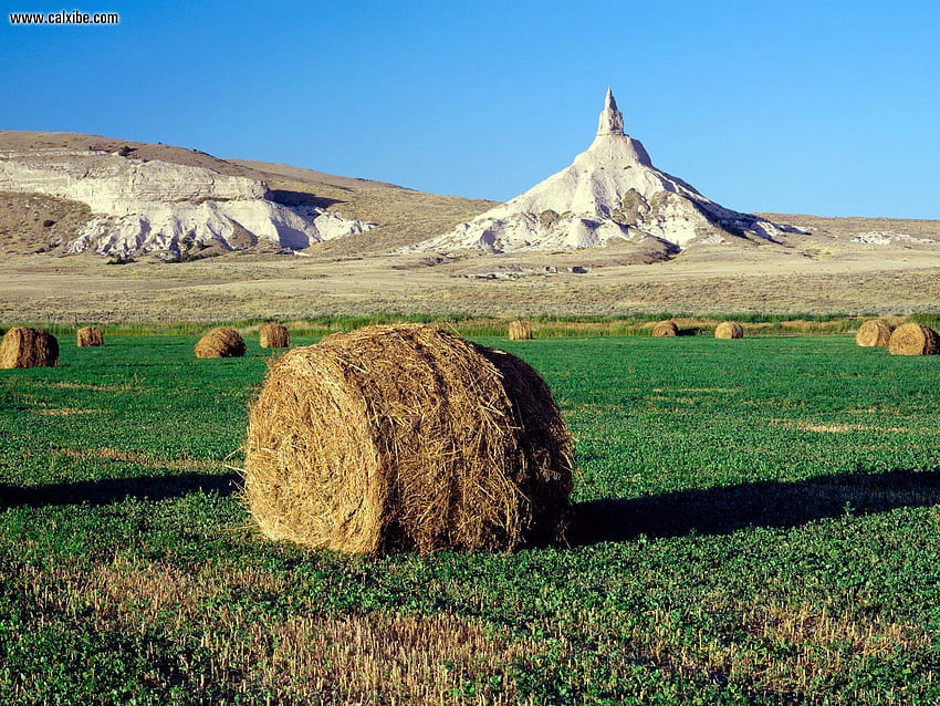Naturaleza: Chimney Rock Nebraska, nr. 17153, paisaje de Nebraska fondo de pantalla