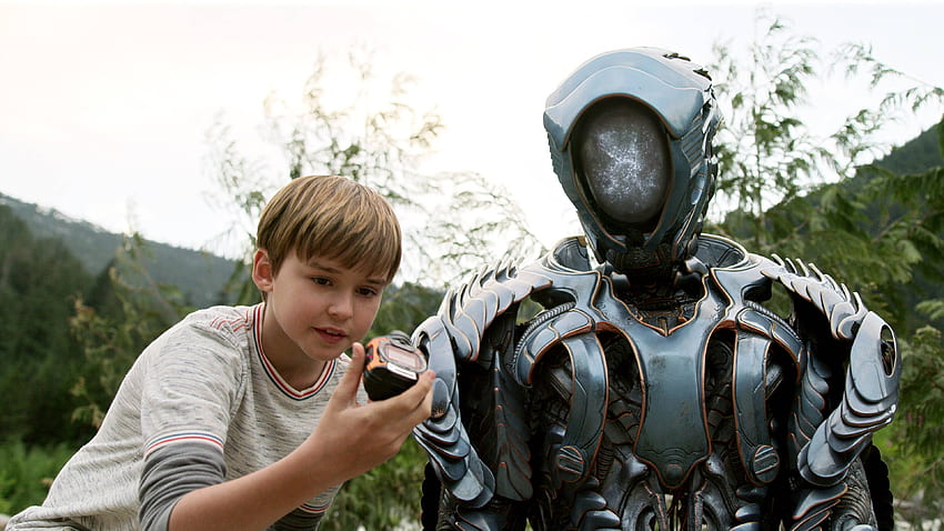 Lost in Space Will Robinson and The Robot Netflix Maxwell Jenkins HD wallpaper