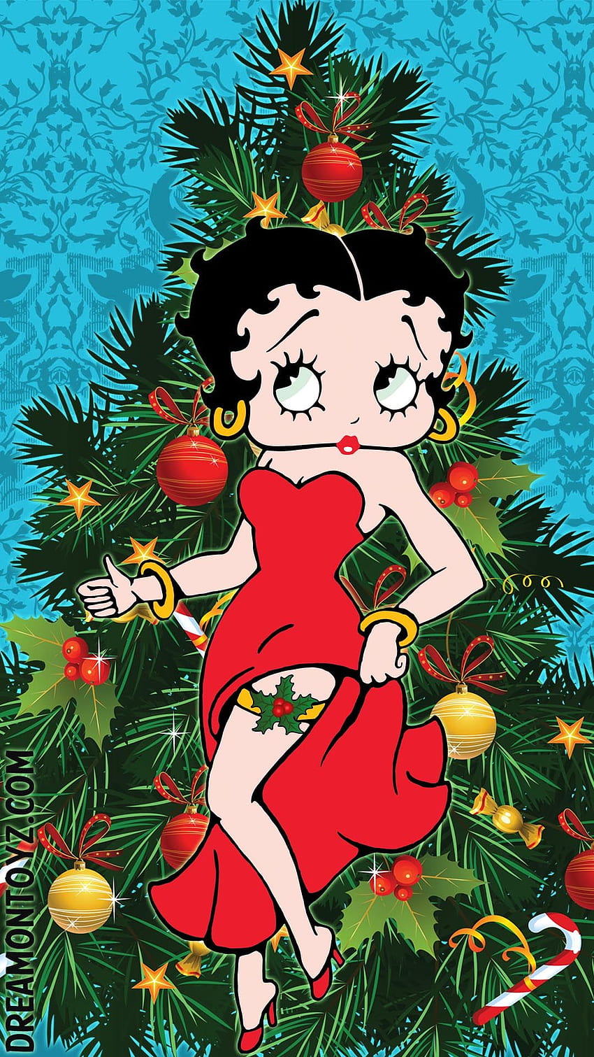 Téléphone portable Betty Boop. Betty boop, Betty boop, art de Betty boop, Noël de Betty Boop Fond d'écran de téléphone HD