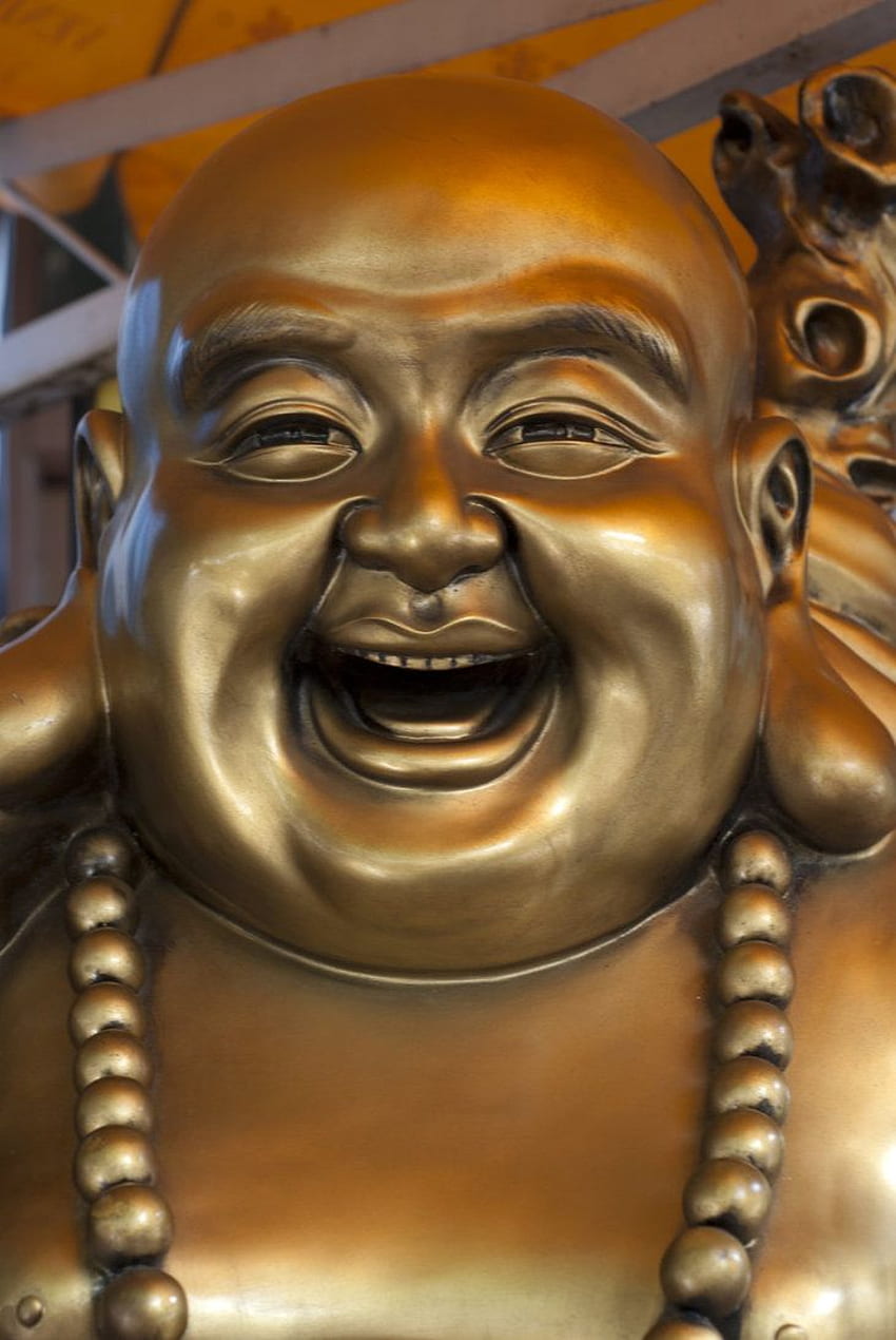Der lachende Buddha. Lachender Buddha, lächelnder Buddha HD-Handy-Hintergrundbild