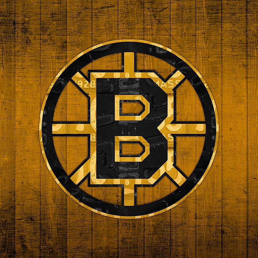 iPhone Boston Bruins - Boston Sports Fan Recycled Vintage Massachusetts License - -, Boston Bruins Logo HD phone wallpaper