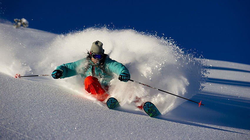 สไตล์การเล่นสกีสำหรับ Android Apk - Skier Turns - & พื้นหลัง วอลล์เปเปอร์ HD