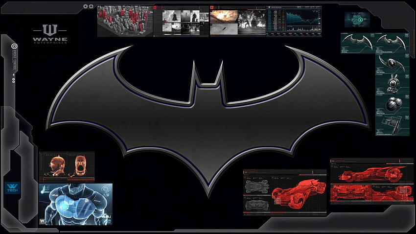 Batcomputer, Wayne Enterprises HD wallpaper