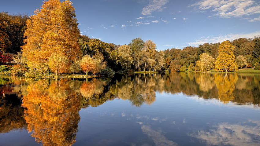 Lake Reflection, trees, reflection, water, lake HD wallpaper | Pxfuel