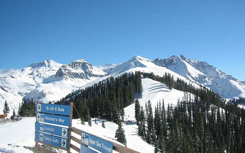 Best ski resort - Telluride, Colorado HD wallpaper