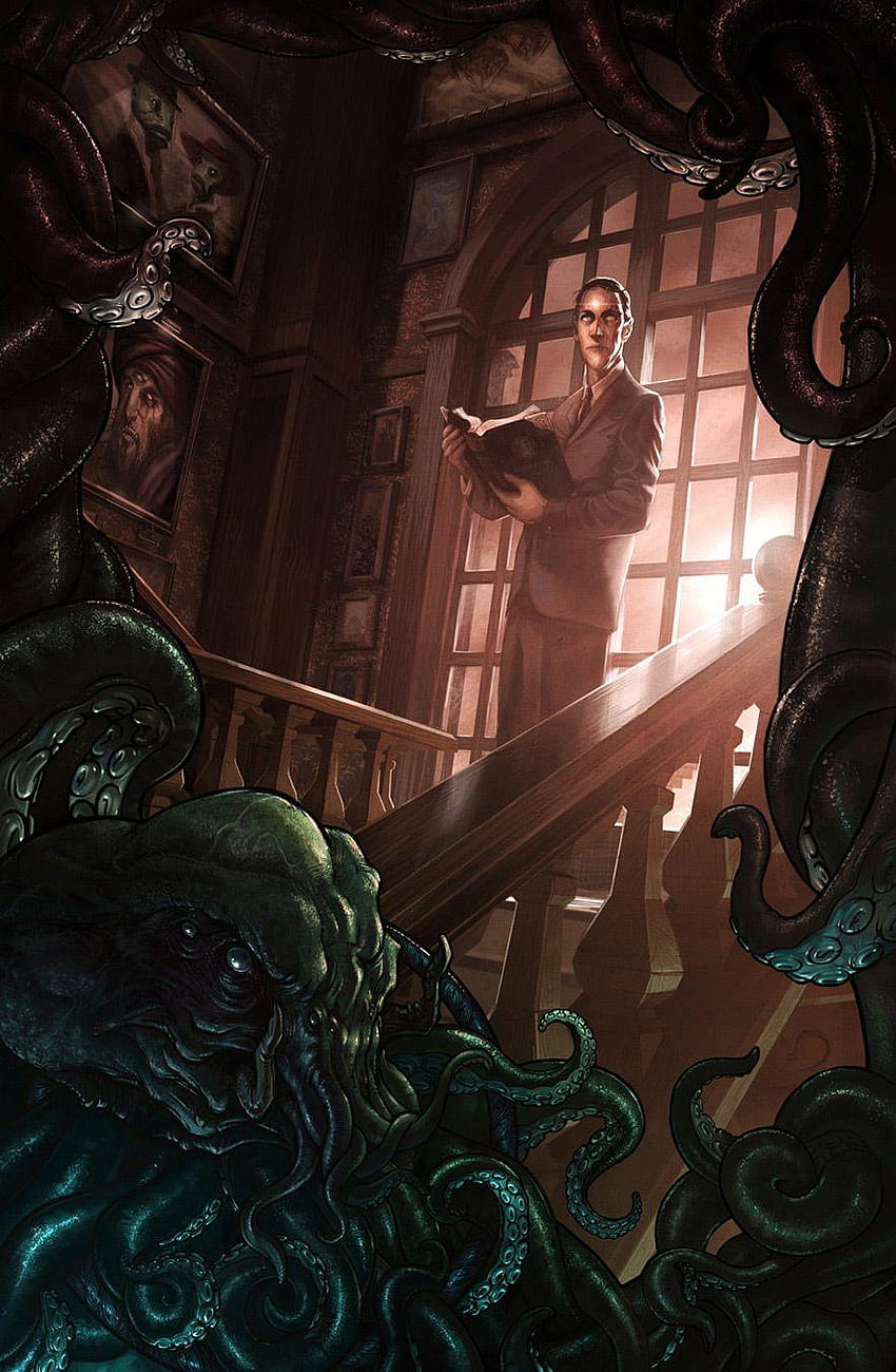 Arte di Cthulhu, Lovecraft Sfondo del telefono HD