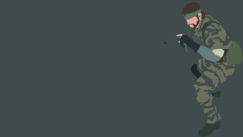 Metal Gear Solid 5, Minimalist Metal Gear HD wallpaper