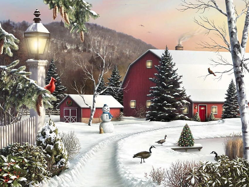 Country Christmas Wallpaper 52 images