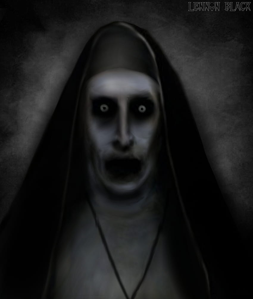 Pintura assustadora de freira. Explorar, Valak Papel de parede de celular HD