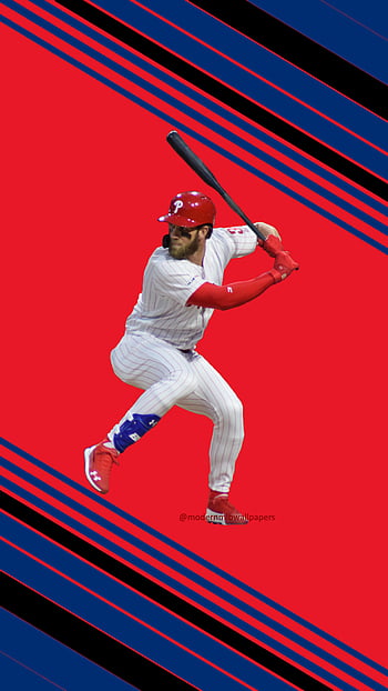 2022 Major League Baseball postseason Bryce Harper Poster Wallpaper Canvas  –
