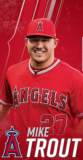 Mike Trout Wallpaper Discover more Angels, Baseball, Los Angeles Angels,  Major League Baseball, Michael Trout wallpaper.…