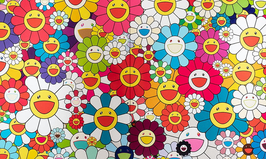 Takashi Murakami Releases First NFT Artwork, Takashi Murakami Flower Art HD wallpaper