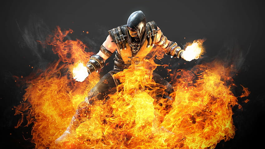 Hellfire Scorpion Mortal Kombat X Artwork juegos de xbox, scorpion, juegos de ps wallpape. Mortal kombat x, Scorpion mortal kombat, Mortal kombat fondo de pantalla