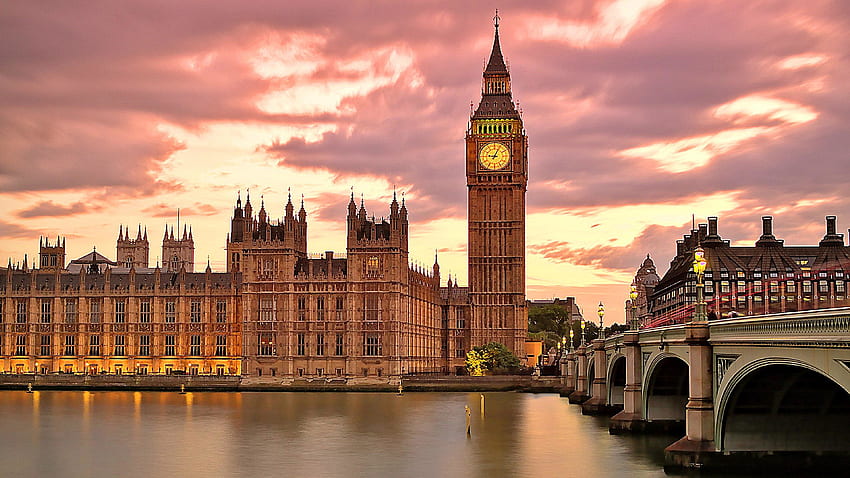 런던 - 국회 의사당 - & 배경 HD 월페이퍼