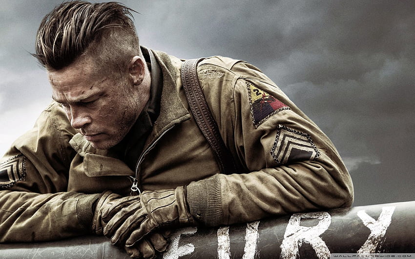 Fury Brad Pitt ❤ for Ultra TV HD wallpaper