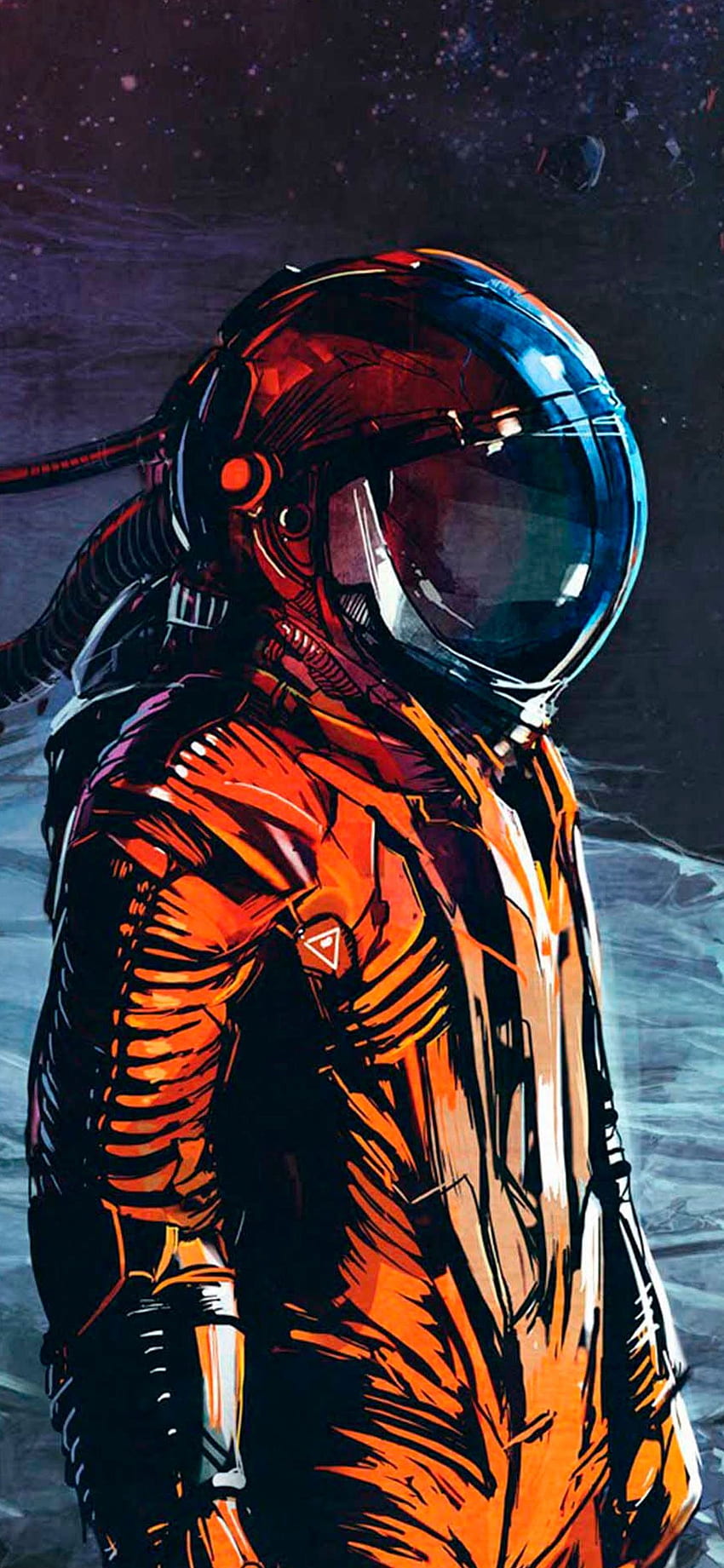 Astronot Tumblr, Telepon Astronot Kartun wallpaper ponsel HD