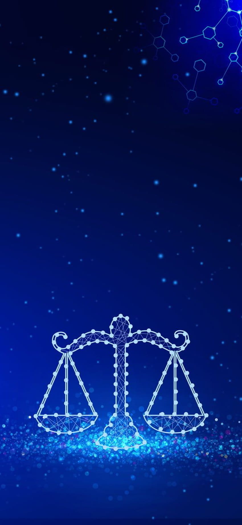 Beautiful Hand Painted Blue Libra Constellation Illustration Background, Advertising  Background, Blue Background, Libra Illustration Background for HD phone  wallpaper | Pxfuel
