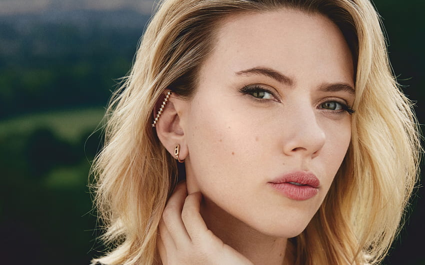 Scarlett Johansson, actrice américaine, portrait, huée, portrait de Scarlett Johansson, star américaine Fond d'écran HD