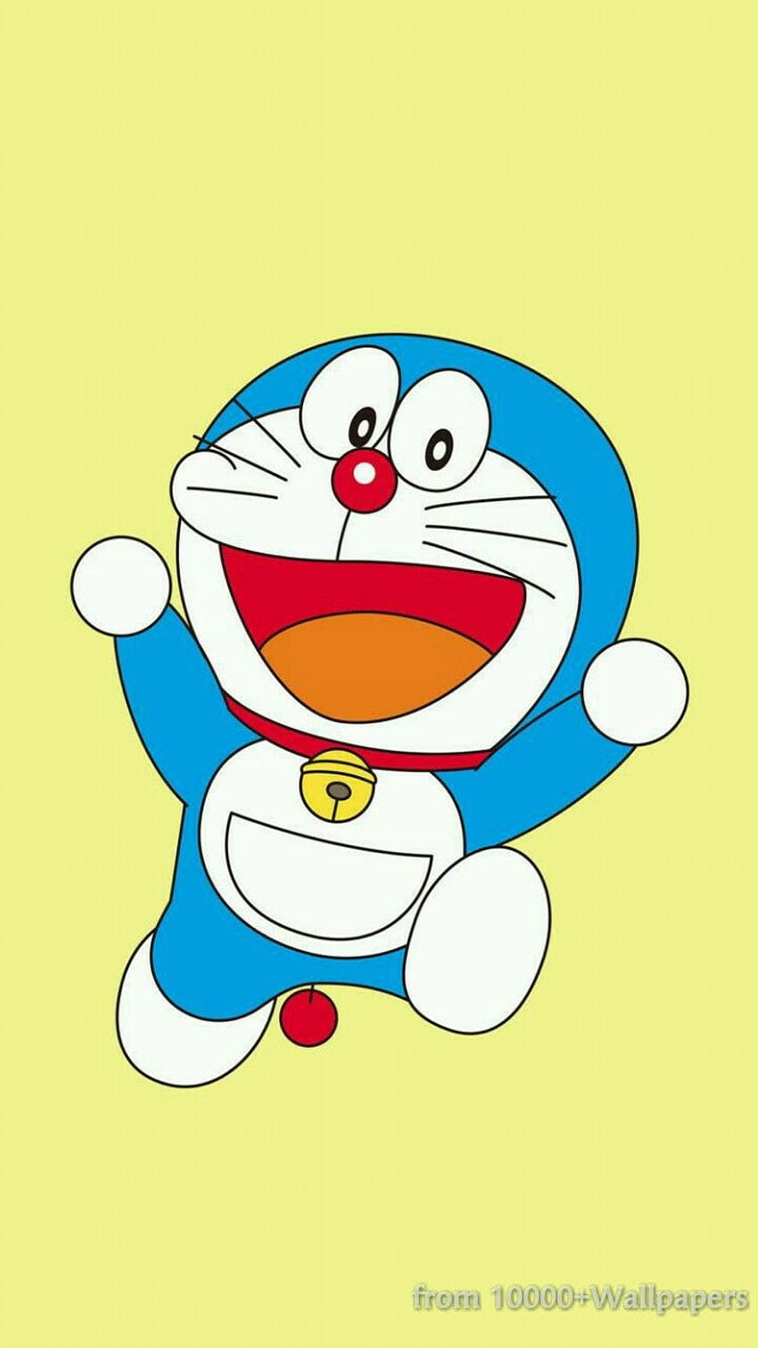 Pin oleh Harnum Prima di domon. Kartun, Animasi, Doraemon, Żółty Doraemon Tapeta na telefon HD