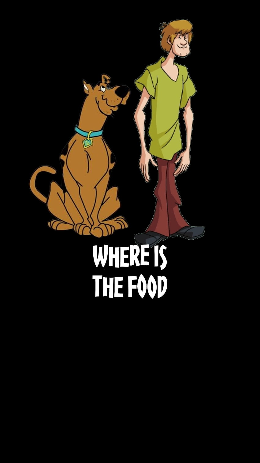 Shaggy snd Scooby doo, food HD phone wallpaper