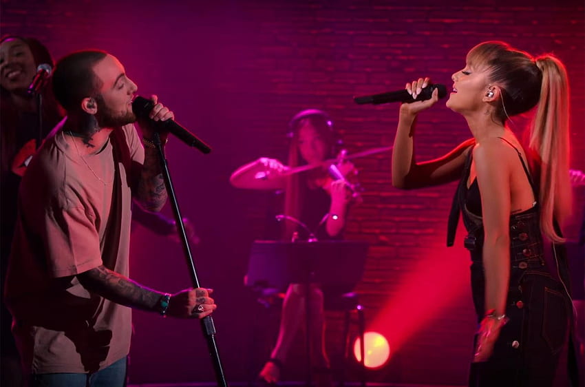 Mac Miller and Ariana Grande Live Performance for Phone, Watching Movies Mac Miller HD wallpaper