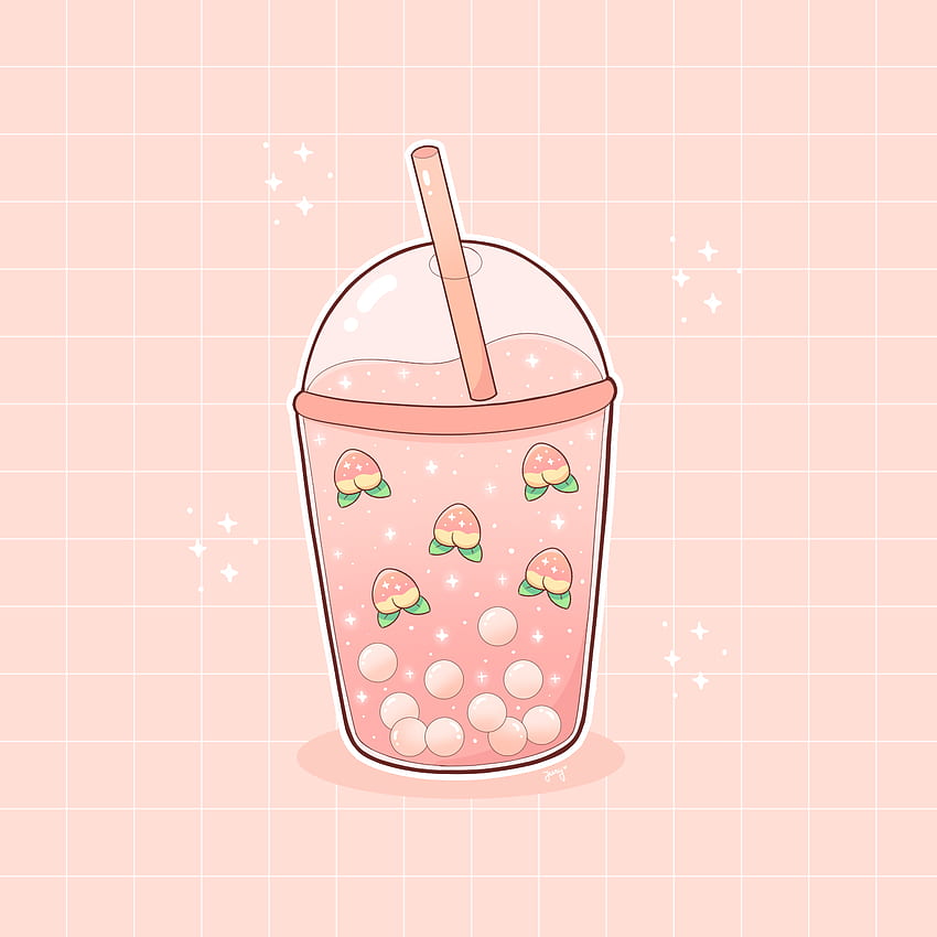 Milk Cat Cute Kawaii Boba Tea, cute boba HD phone wallpaper | Pxfuel