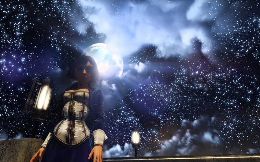 BioShock Infinite Elizabeth and the starry sky HD wallpaper | Pxfuel