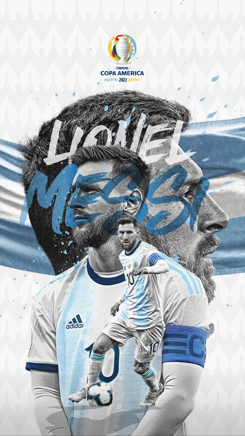 Messi Copa America 2021 HD phone wallpaper